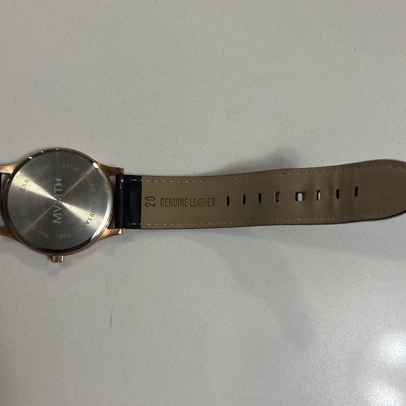 MVMT 40 Series Brown Leather Men's Slim Watch - Picture 7 of 9